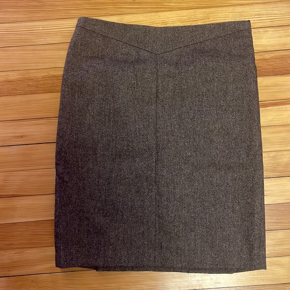 Cynthia Steffe brown tweed pencil skirt